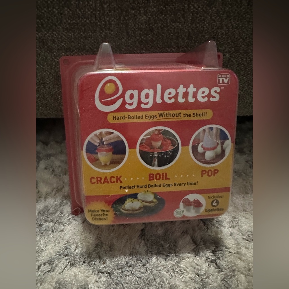 Egglettes 4-Pack Hard-Boiled Eggs Without Shell New In Package